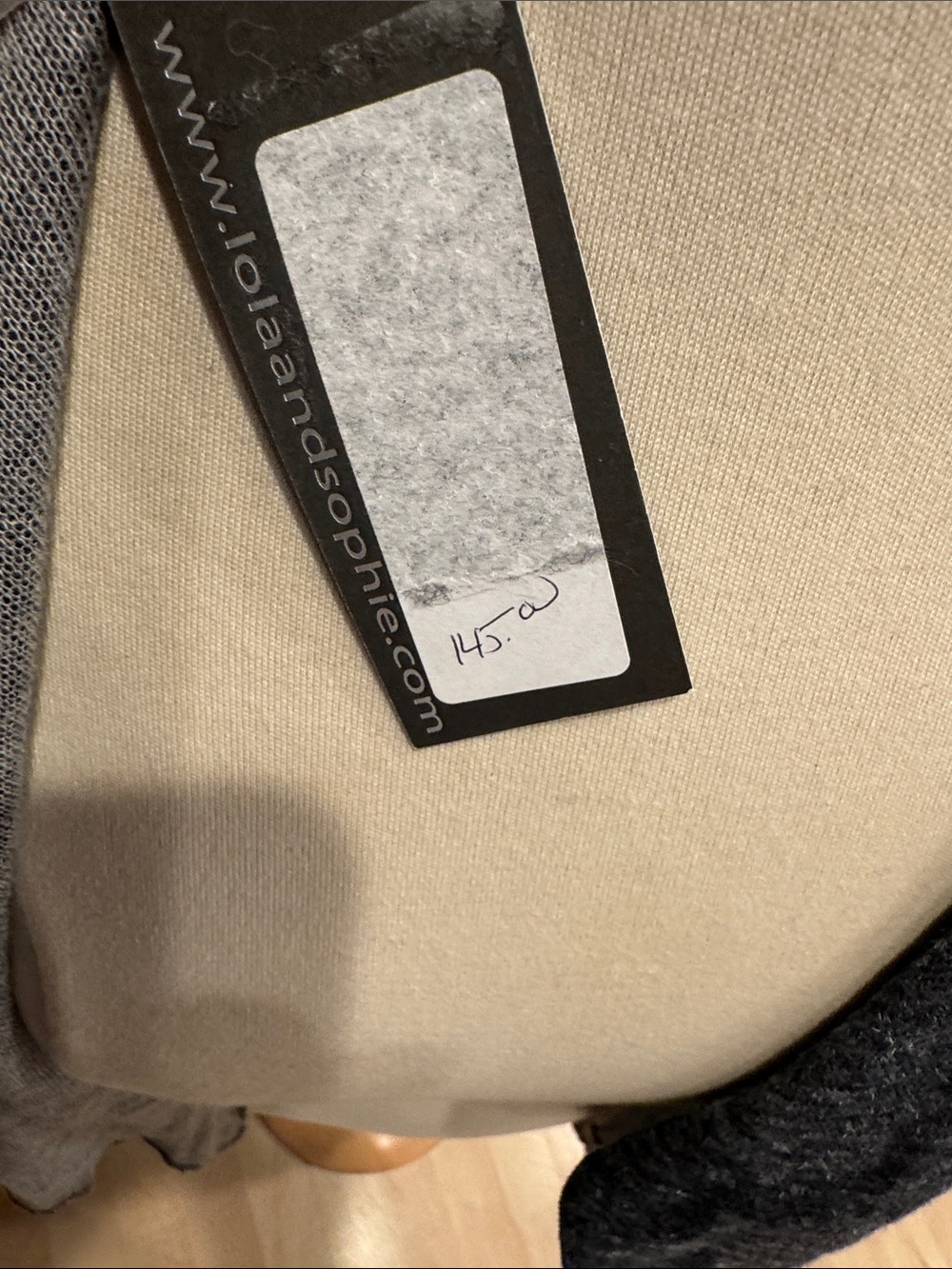 Draped Open-Front Gray Women's Cardigan Sweater - Picture 6 of 7